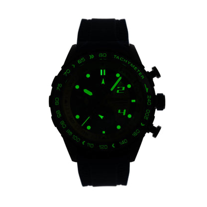 Cobalt Men's 48mm Torque Quartz Chronograph Abalone Strap Watch - Iridescent