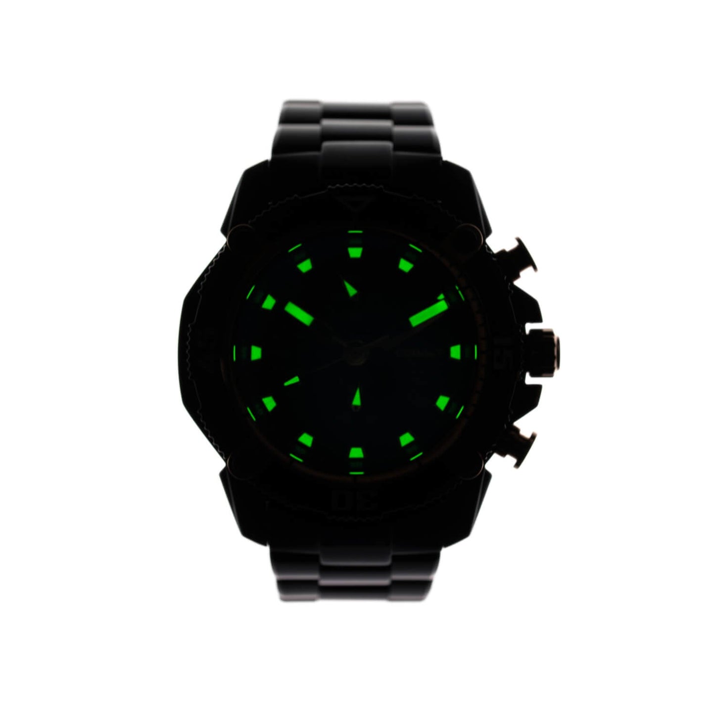 Cobalt Men's 46mm Code-X Quartz Chronograph Bracelet Watch - Rosetone