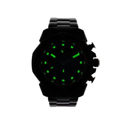 Cobalt Men's 46mm Code-X Quartz Chronograph Bracelet Watch - Rosetone