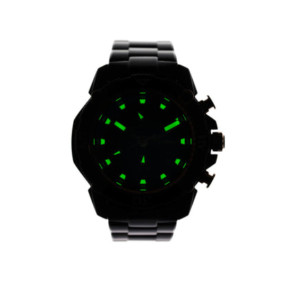 Cobalt Men's 46mm Code-X Quartz Chronograph Bracelet Watch - Goldtone