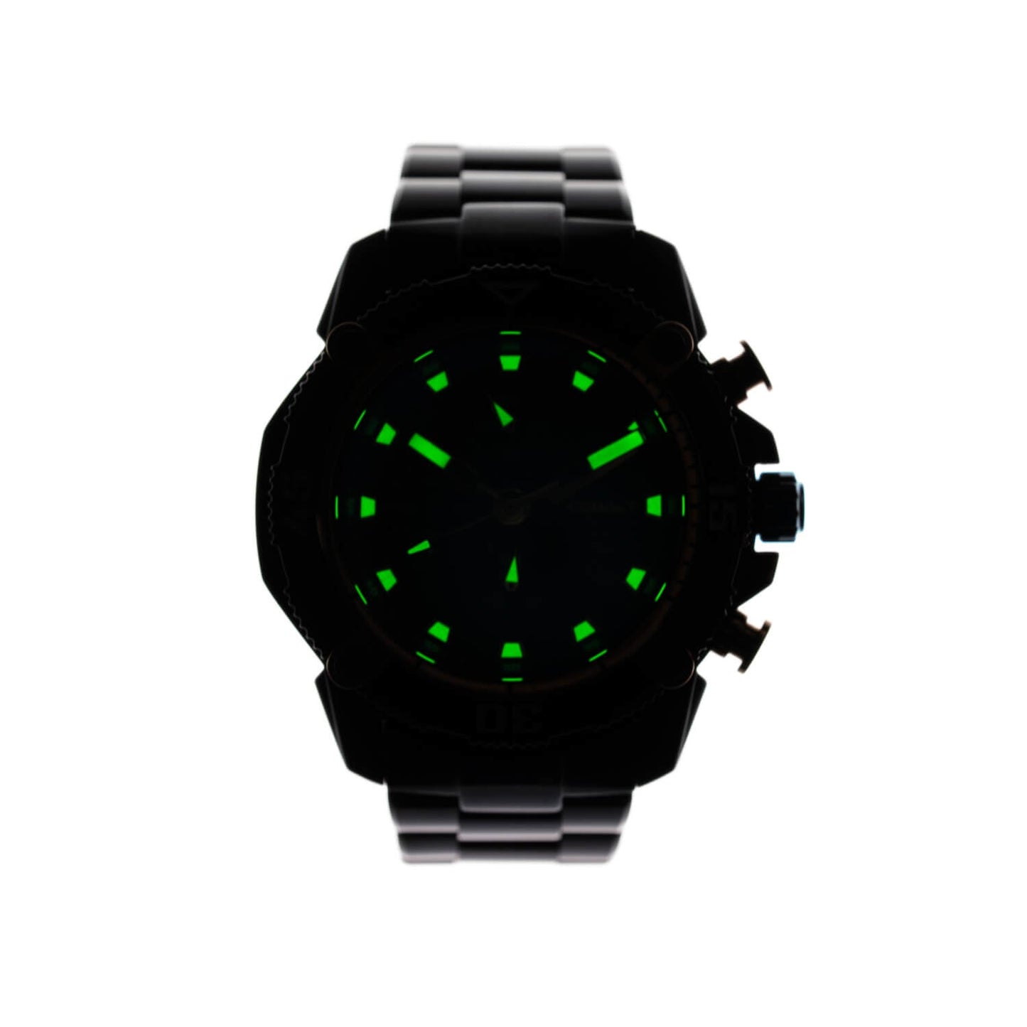 Cobalt Men's 46mm Code-X Quartz Chronograph Bracelet Watch - Blue