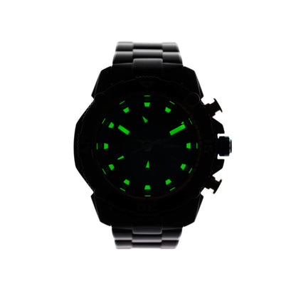 Cobalt Men's 46mm Code-X Quartz Chronograph Bracelet Watch - Blue