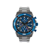 Cobalt Men's 46mm Code-X Quartz Chronograph Bracelet Watch - Blue