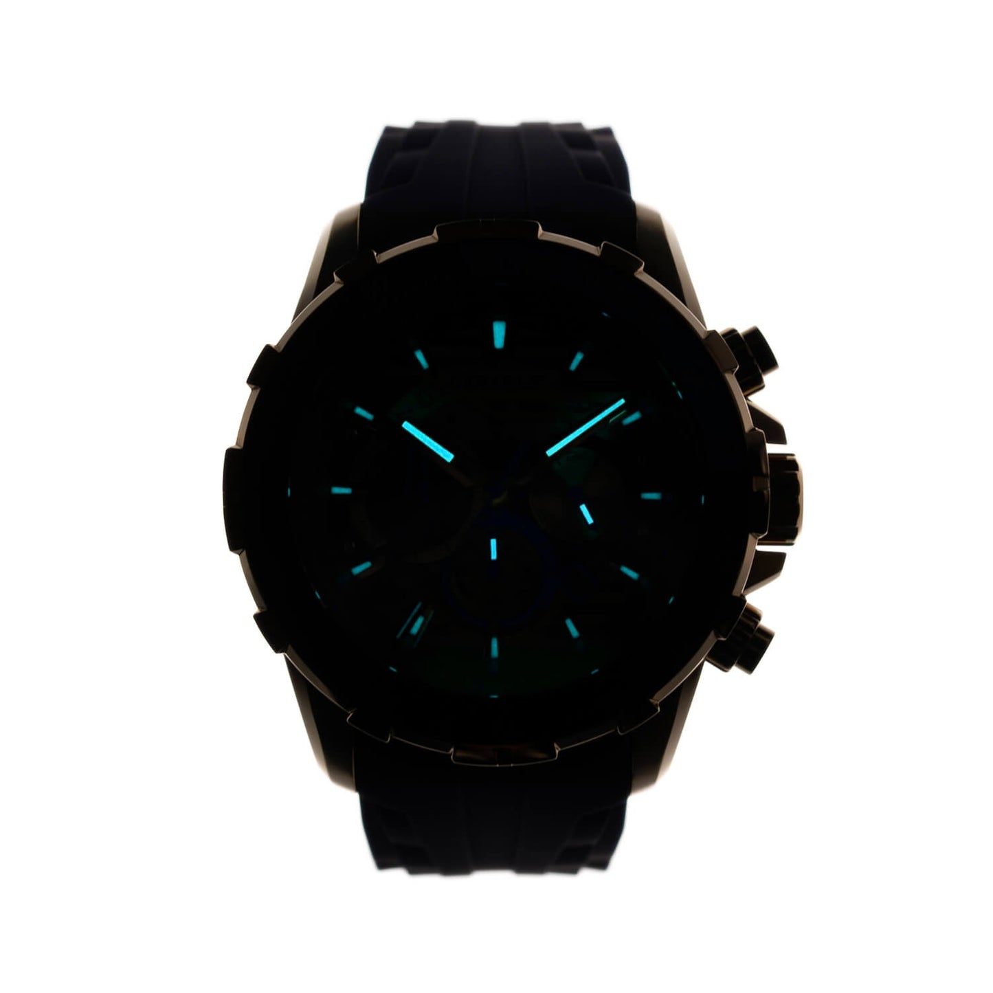 Cobalt Men's 51mm Airborne Quartz Chronograph Silicone Strap Watch - Blue