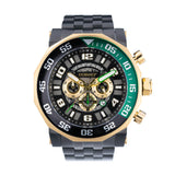 Cobalt Men's 55mm Goliath Quartz Chronograph Bracelet Watch - Goldtone