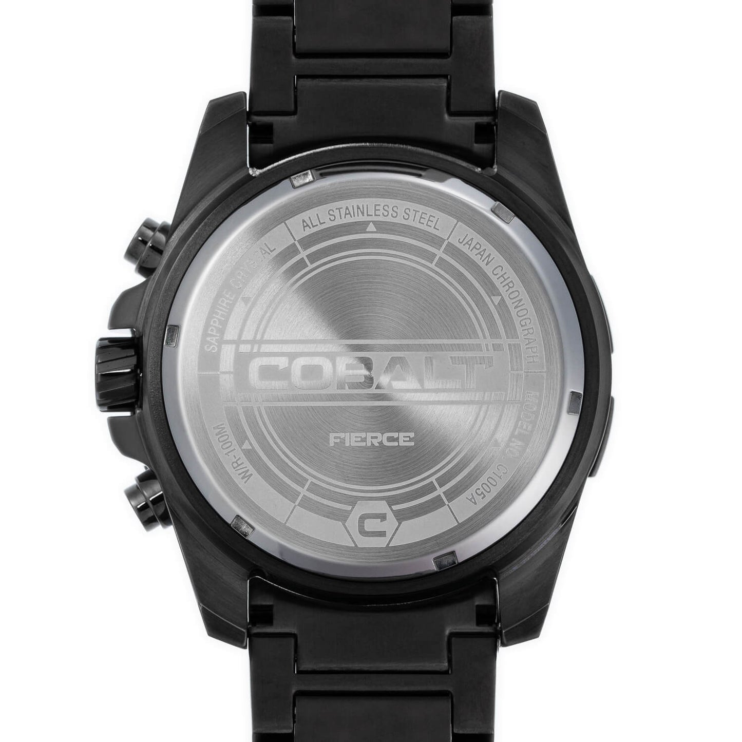 Cobalt Men's 52mm Fierce Quartz Chronograph Bracelet Watch - Gunmetal