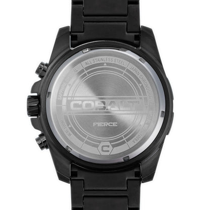 Cobalt Men's 52mm Fierce Quartz Chronograph Bracelet Watch - Gunmetal