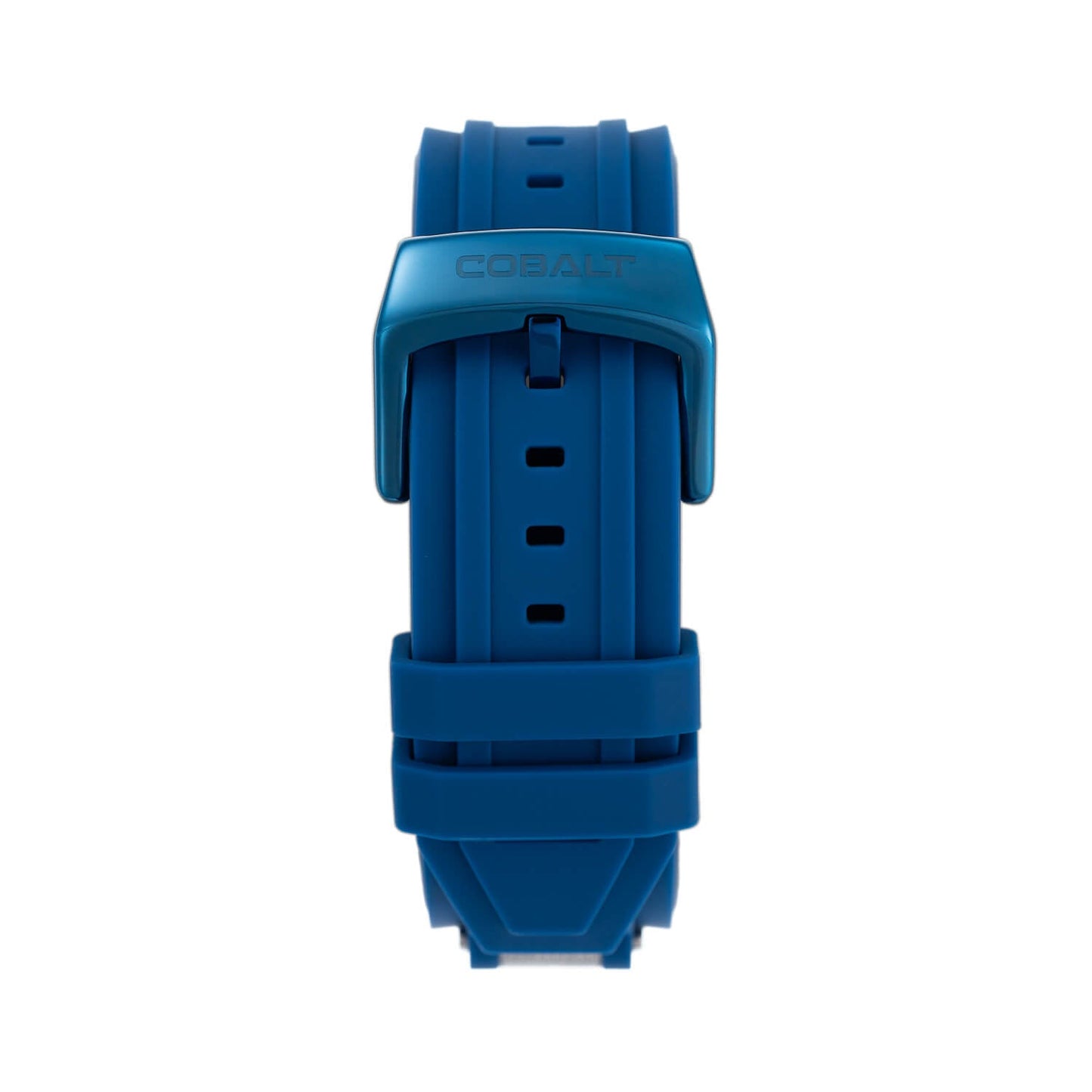 Cobalt Men's 52mm Striker Quartz Chronograph Silicone Strap Watch - Blue