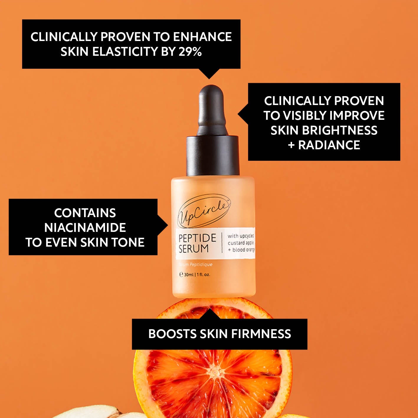 UpCircle Peptide Serum w/ Custard Apple & Blood Orange