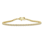 Sabrina Designs 14K Gold 1.00ctw Diamond Bezel-Set Line Bracelet