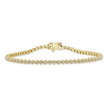 Sabrina Designs 14K Gold 1.00ctw Diamond Bezel-Set Line Bracelet