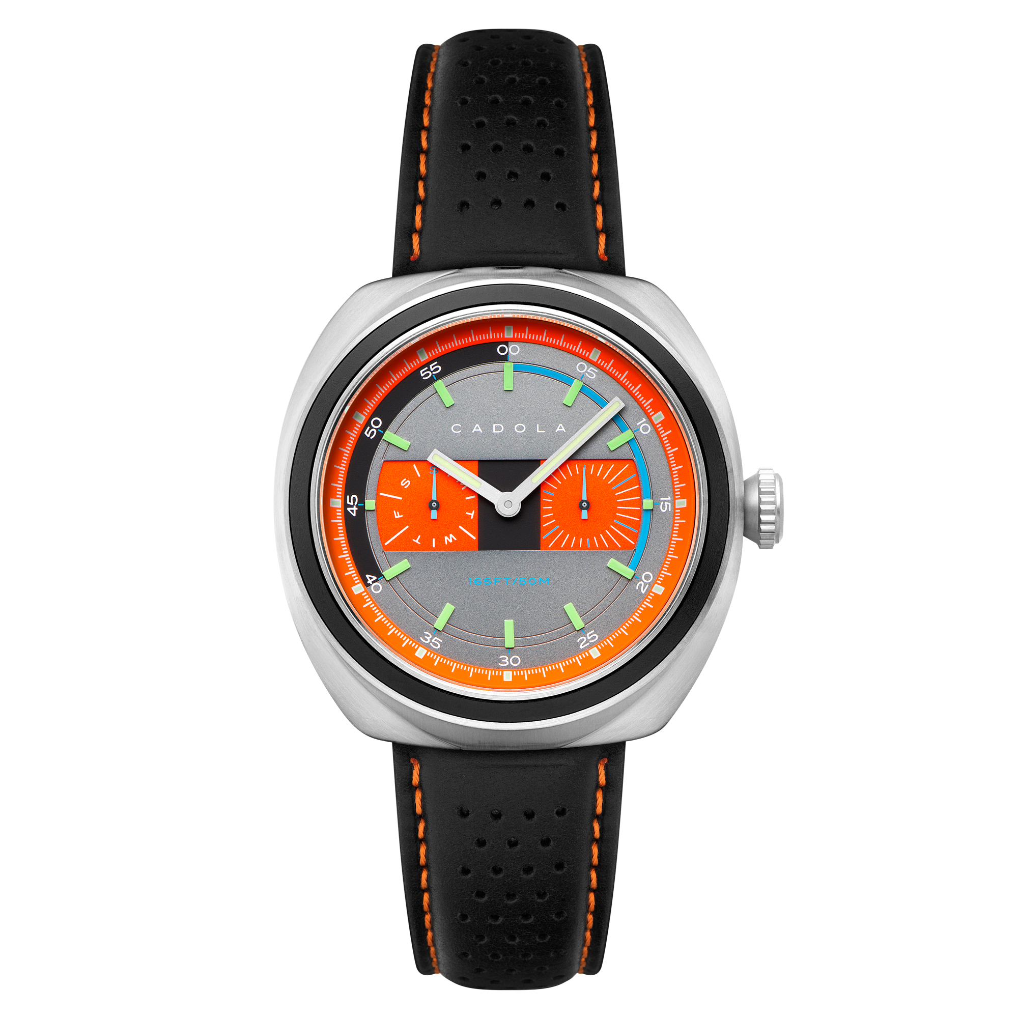 Cadola Men's 43mm Giulia Quartz Calendar Leather Strap Watch – ShopHQ