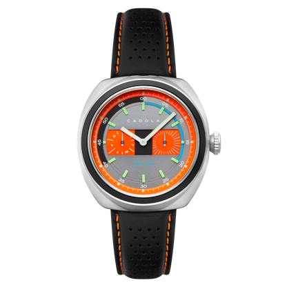 Cadola Men's 43mm Giulia Quartz Calendar Leather Strap Watch