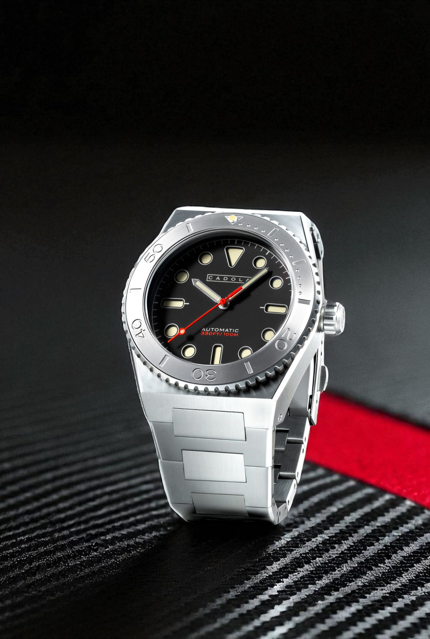 Cadola Men's 44mm Farina Automatic Bracelet Watch