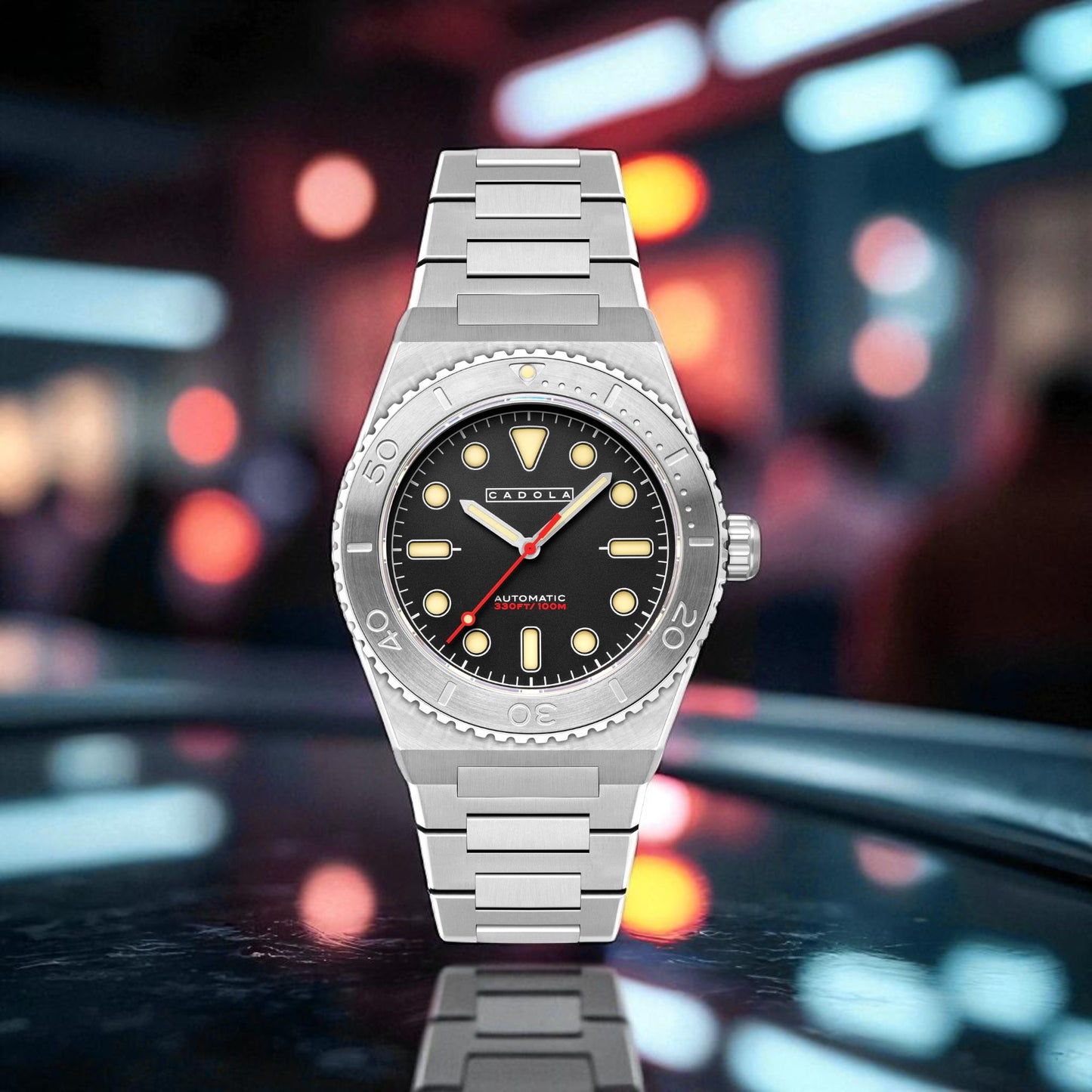 Cadola Men's 44mm Farina Automatic Bracelet Watch