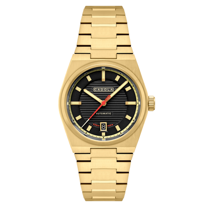 Cadola Men's 41mm Lydden Hill Automatic Goldtone Bracelet Watch