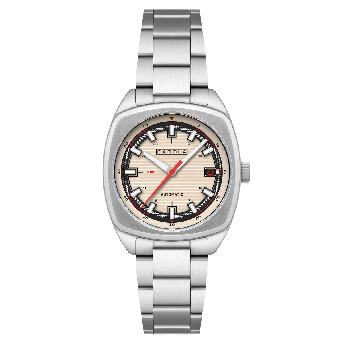 Cadola Men's 38mm Buxton Automatic Stainless Steel Bracelet Watch