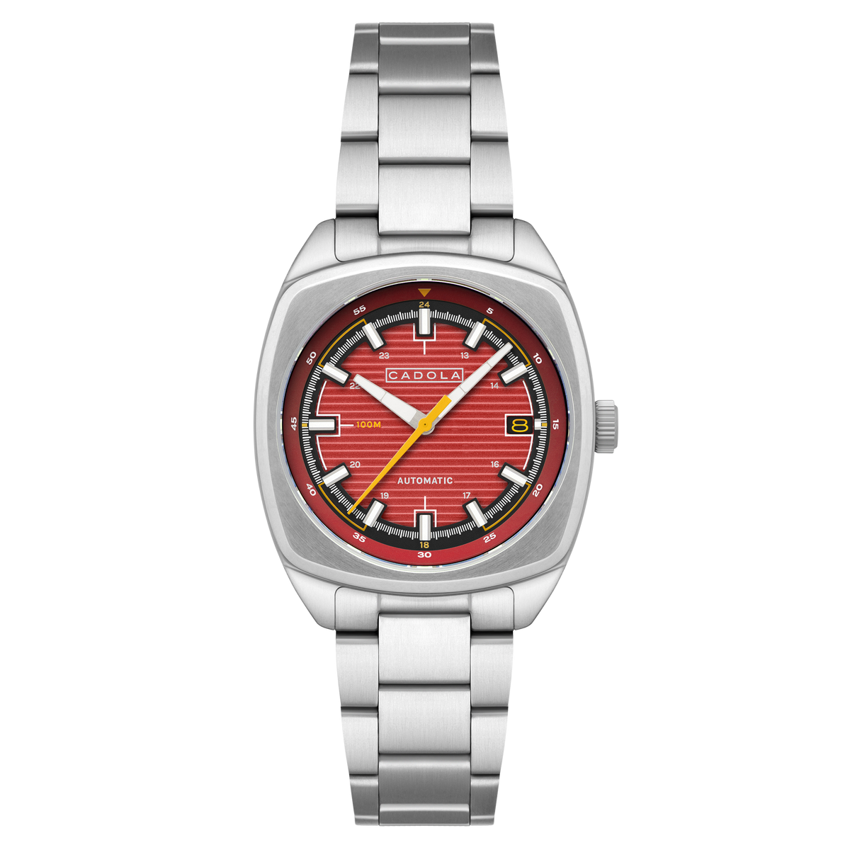 Cadola Men's 38mm Buxton Automatic Stainless Steel Bracelet Watch