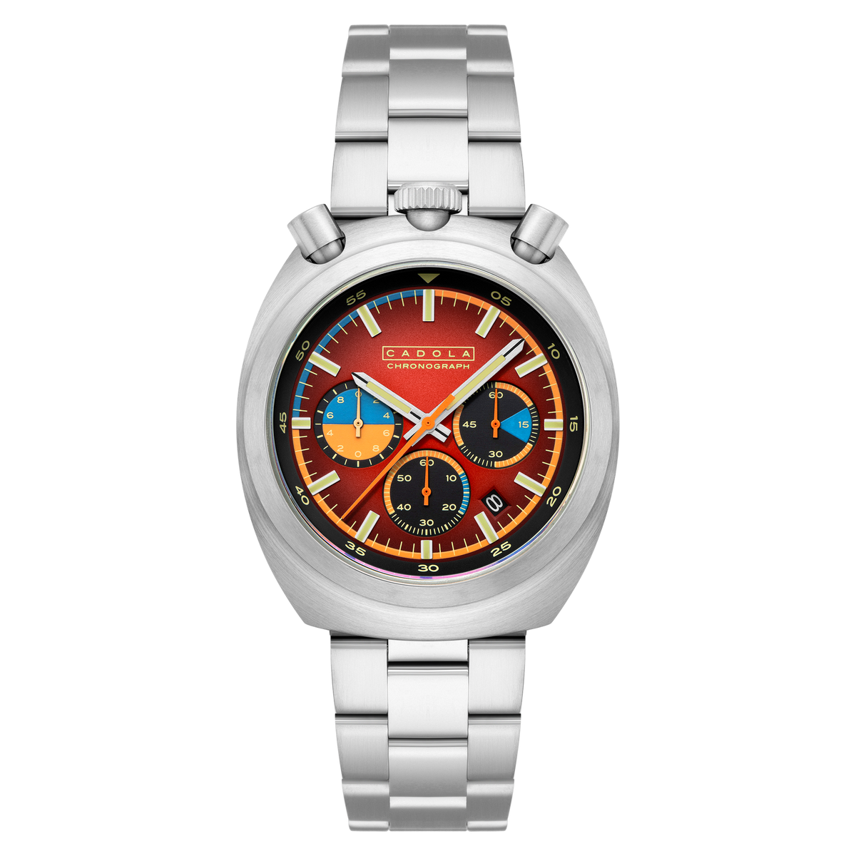 Cadola Men's 42mm Testa Di Toro Quartz Chronograph Bracelet Watch