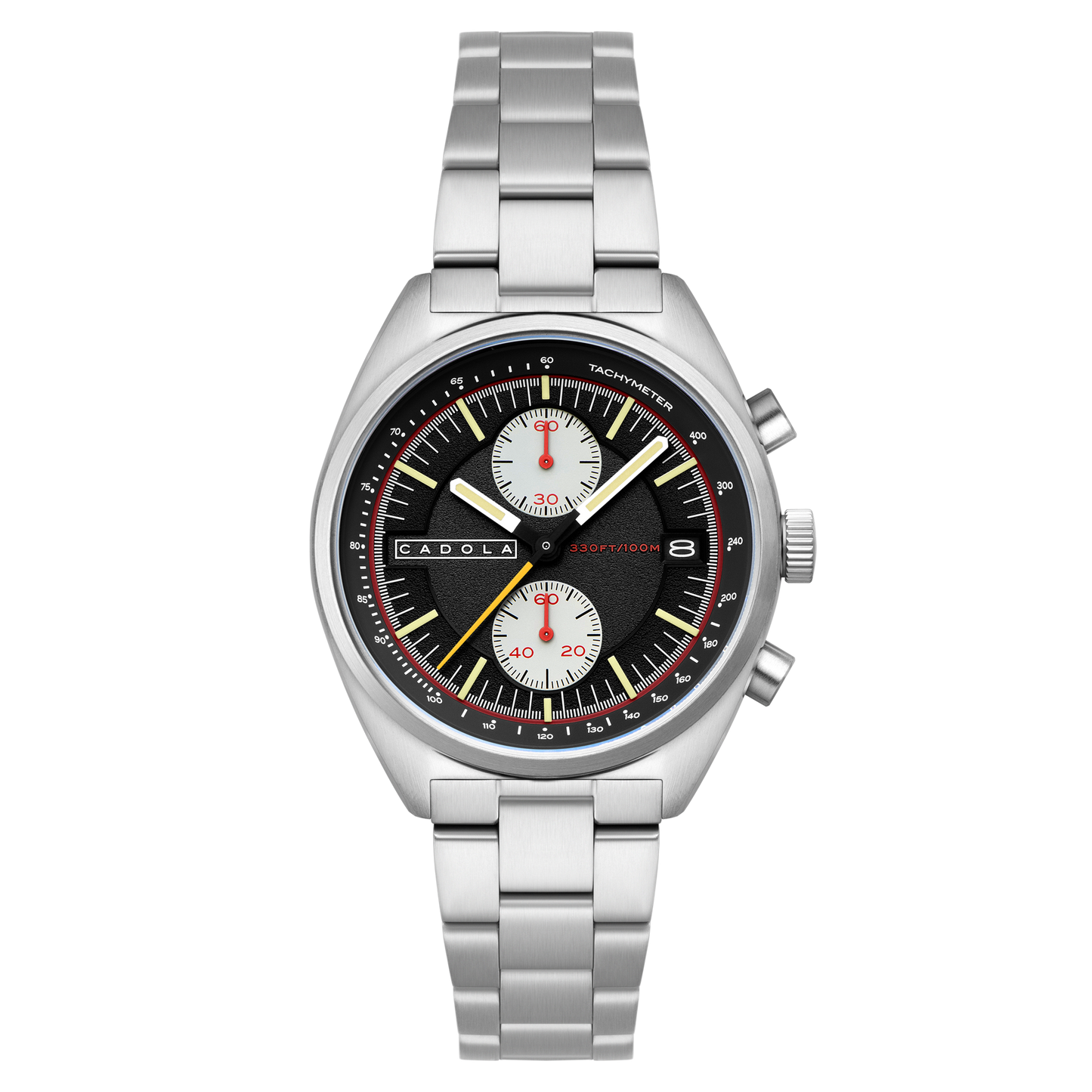 Cadola Men's 41mm Slipstream Meca Quartz Chronograph Bracelet Watch