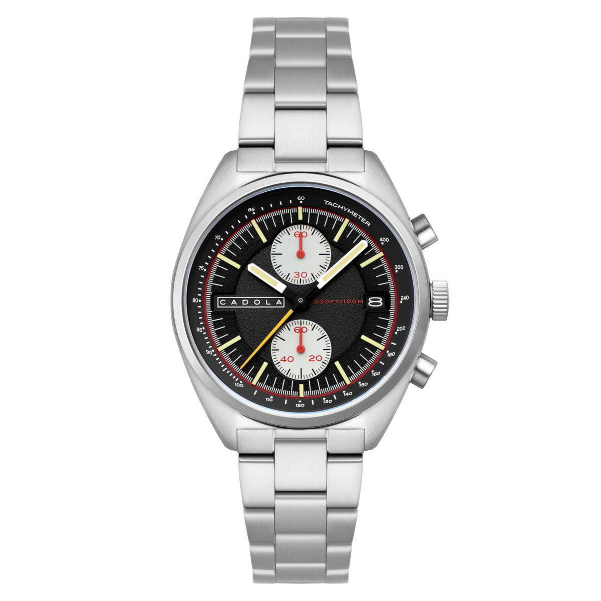 Cadola Men's 41mm Slipstream Meca Quartz Chronograph Bracelet Watch