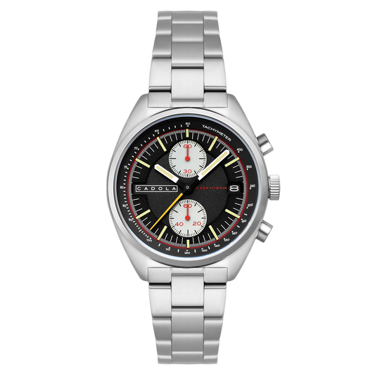 Cadola Men's 41mm Slipstream Meca Quartz Chronograph Bracelet Watch