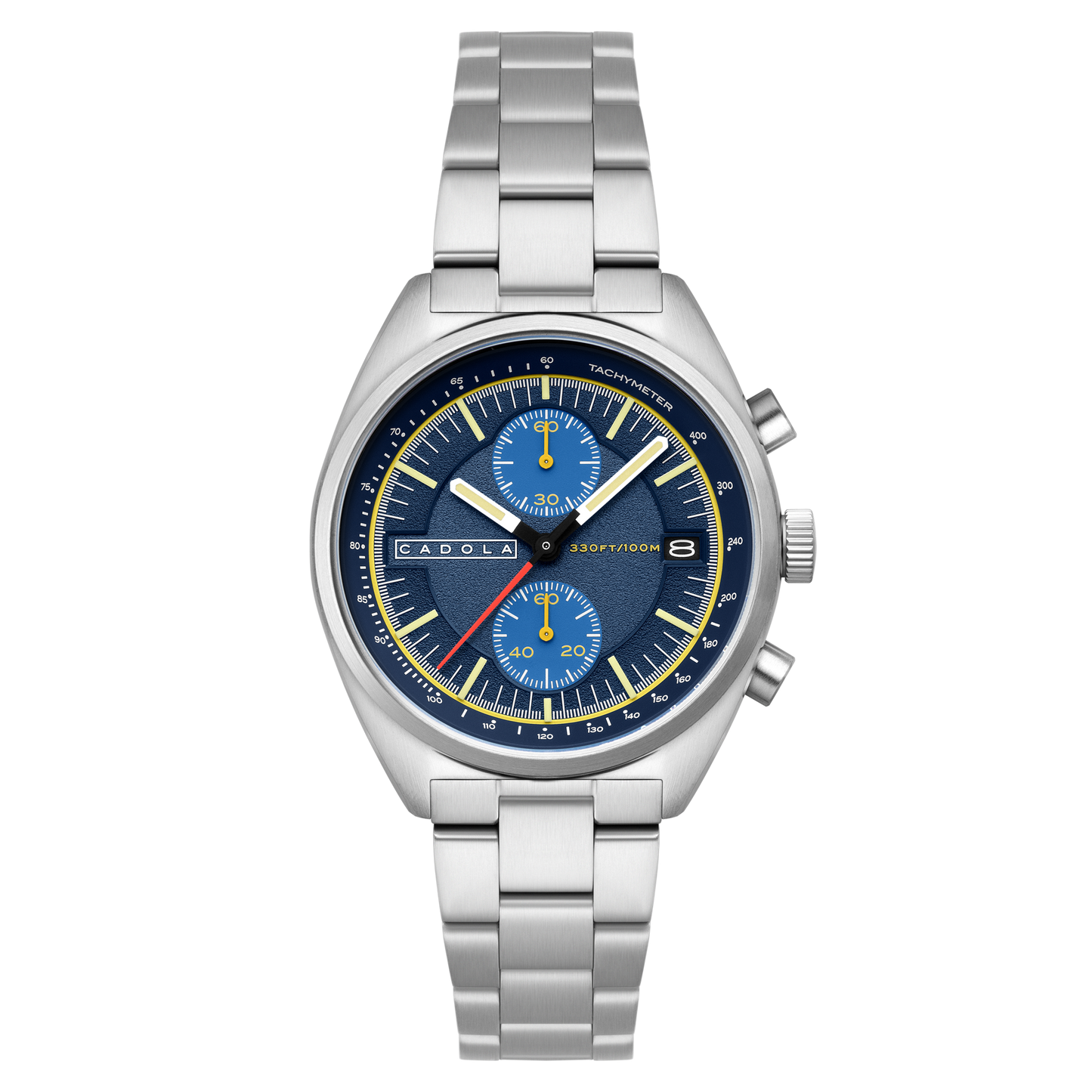 Cadola Men's 41mm Slipstream Meca Quartz Chronograph Bracelet Watch
