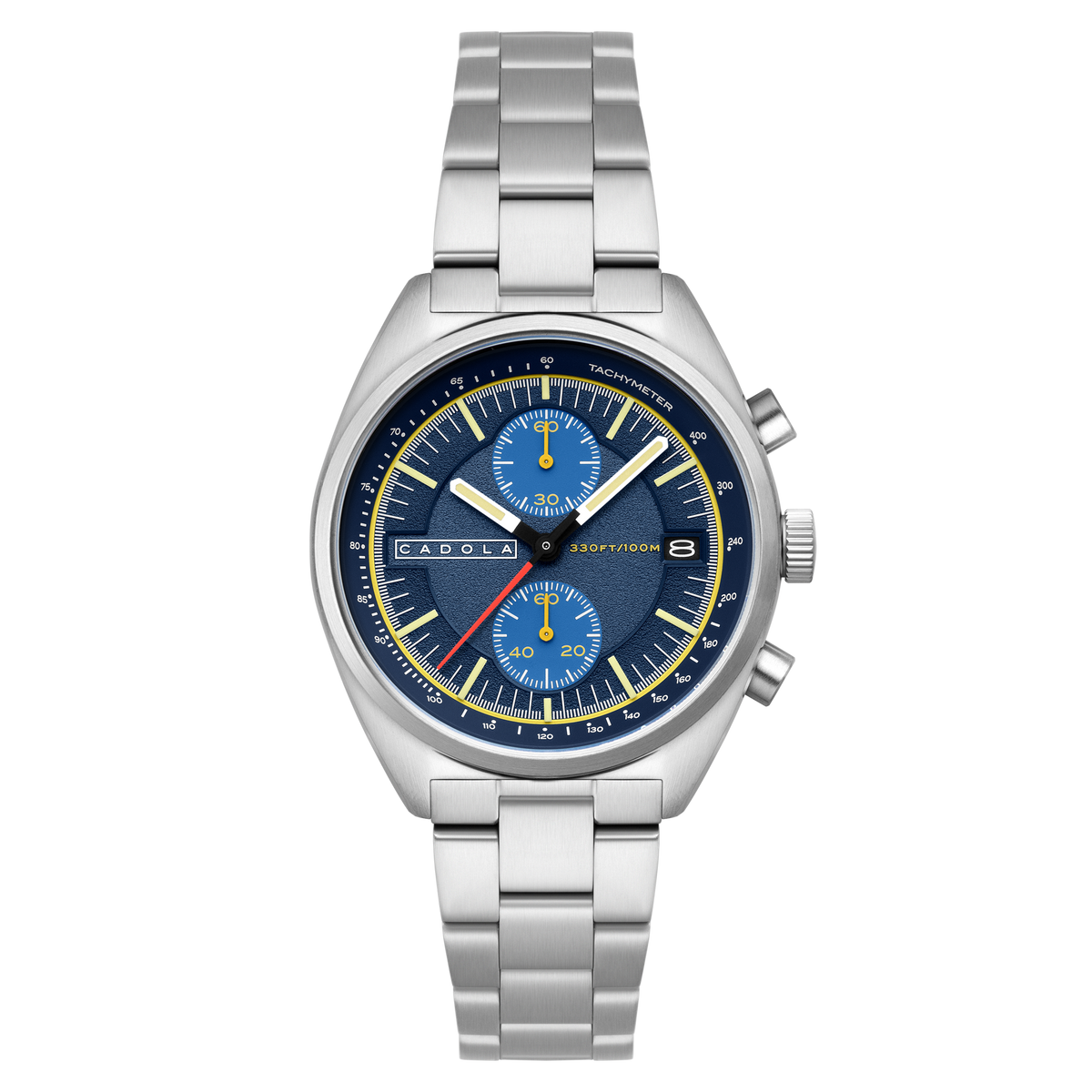 Cadola Men's 41mm Slipstream Meca Quartz Chronograph Bracelet Watch