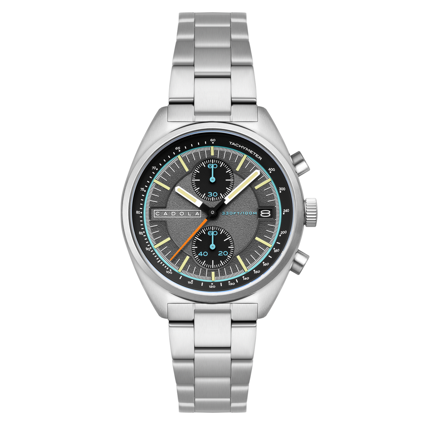 Cadola Men's 41mm Slipstream Meca Quartz Chronograph Bracelet Watch
