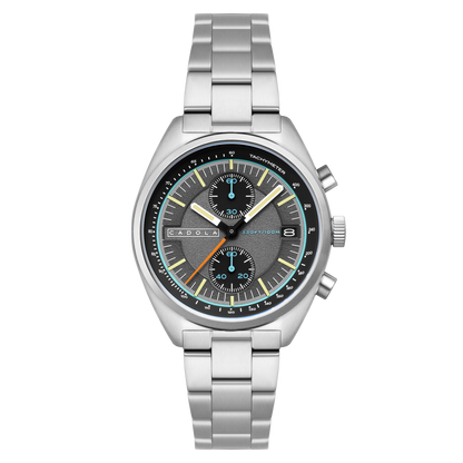 Cadola Men's 41mm Slipstream Meca Quartz Chronograph Bracelet Watch