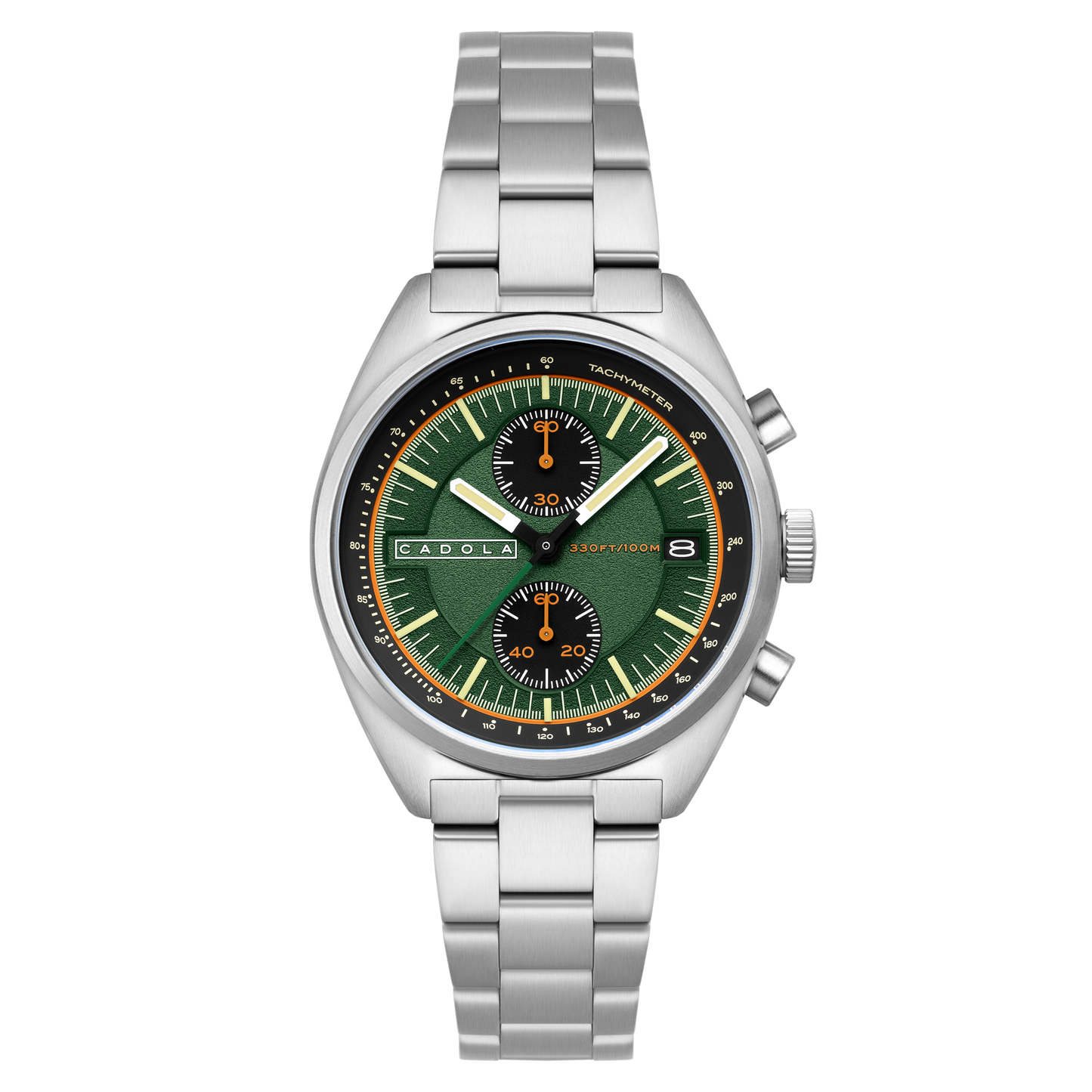 Cadola Men's 41mm Slipstream Meca Quartz Chronograph Bracelet Watch