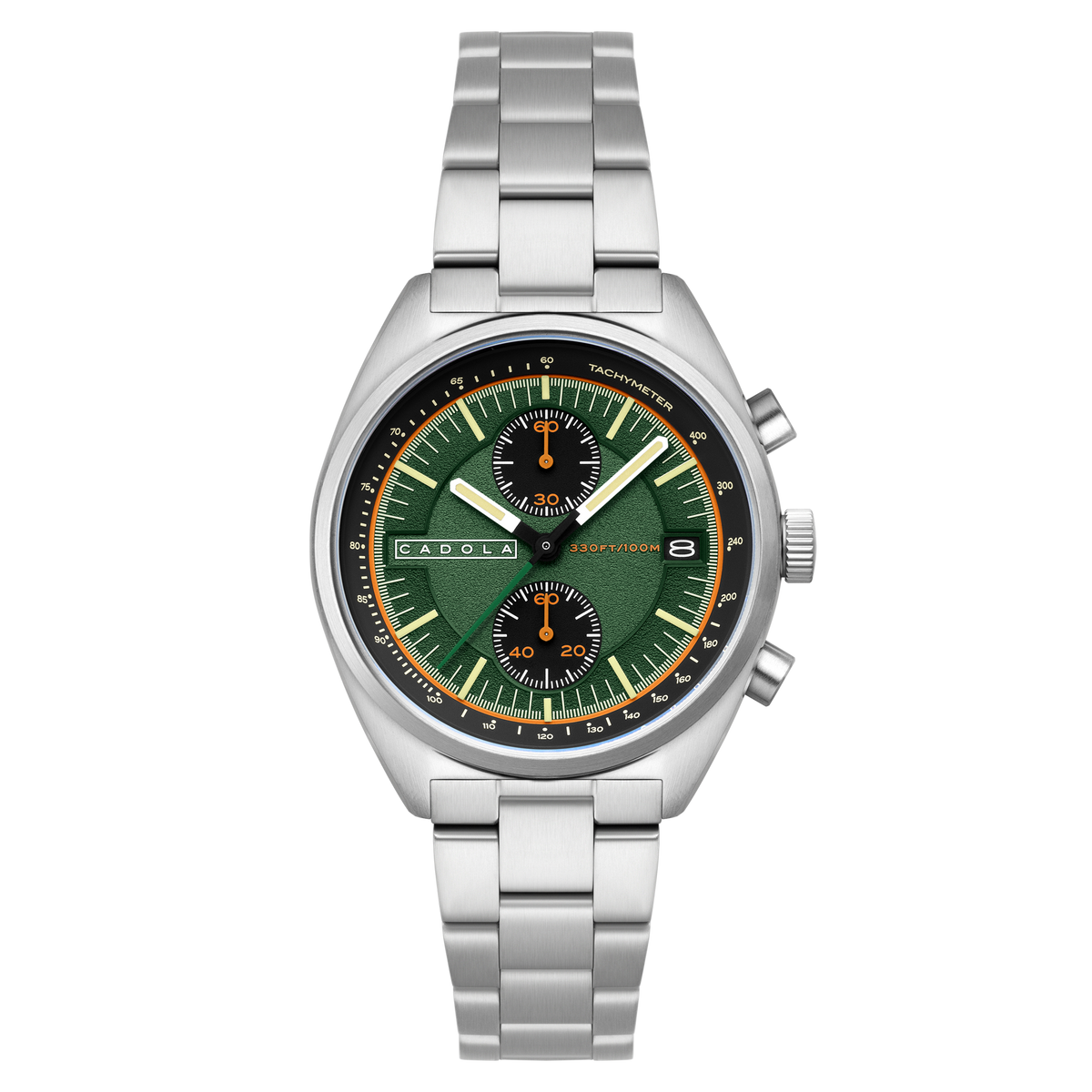 Cadola Men's 41mm Slipstream Meca Quartz Chronograph Bracelet Watch