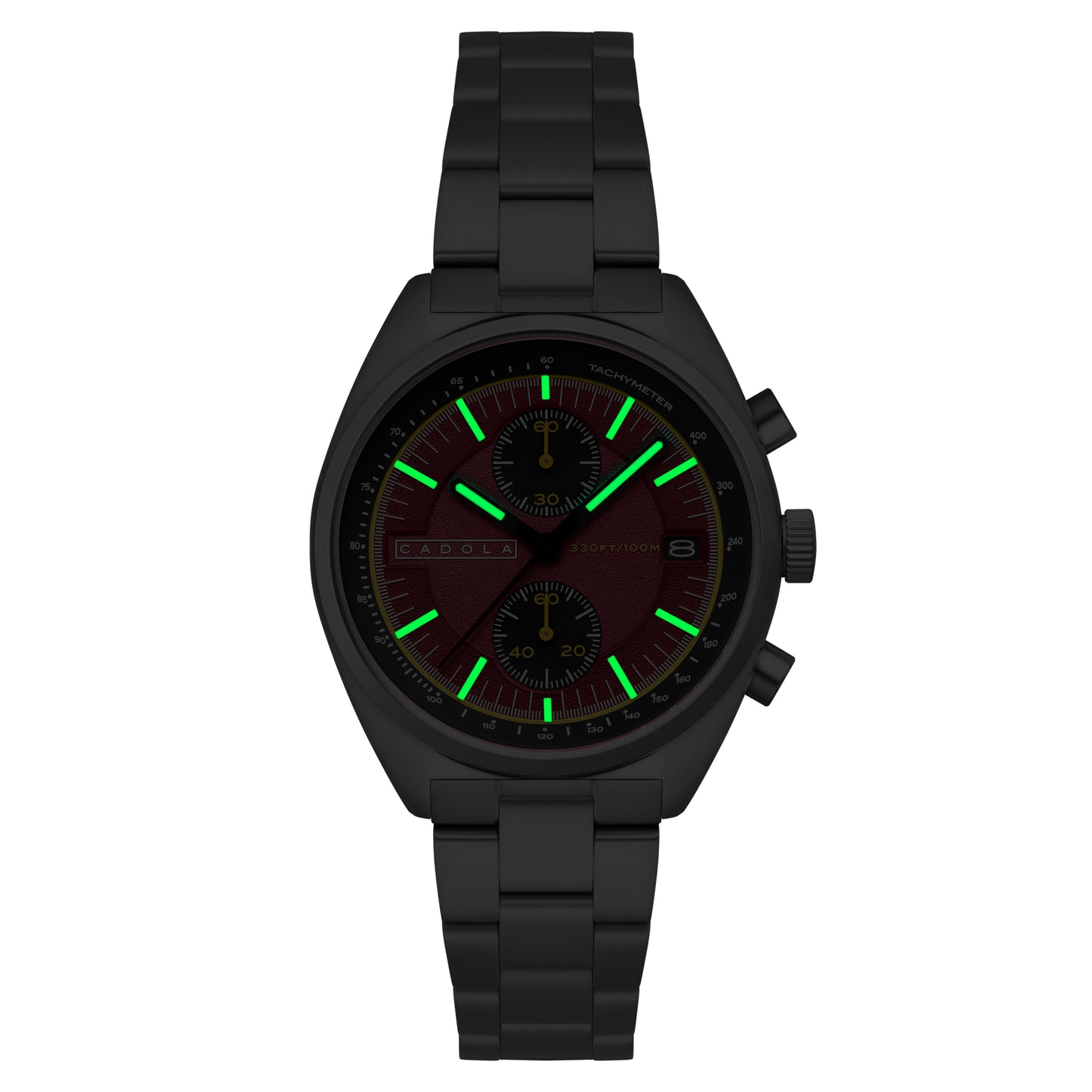 Cadola Men's 41mm Slipstream Meca Quartz Chronograph Bracelet Watch
