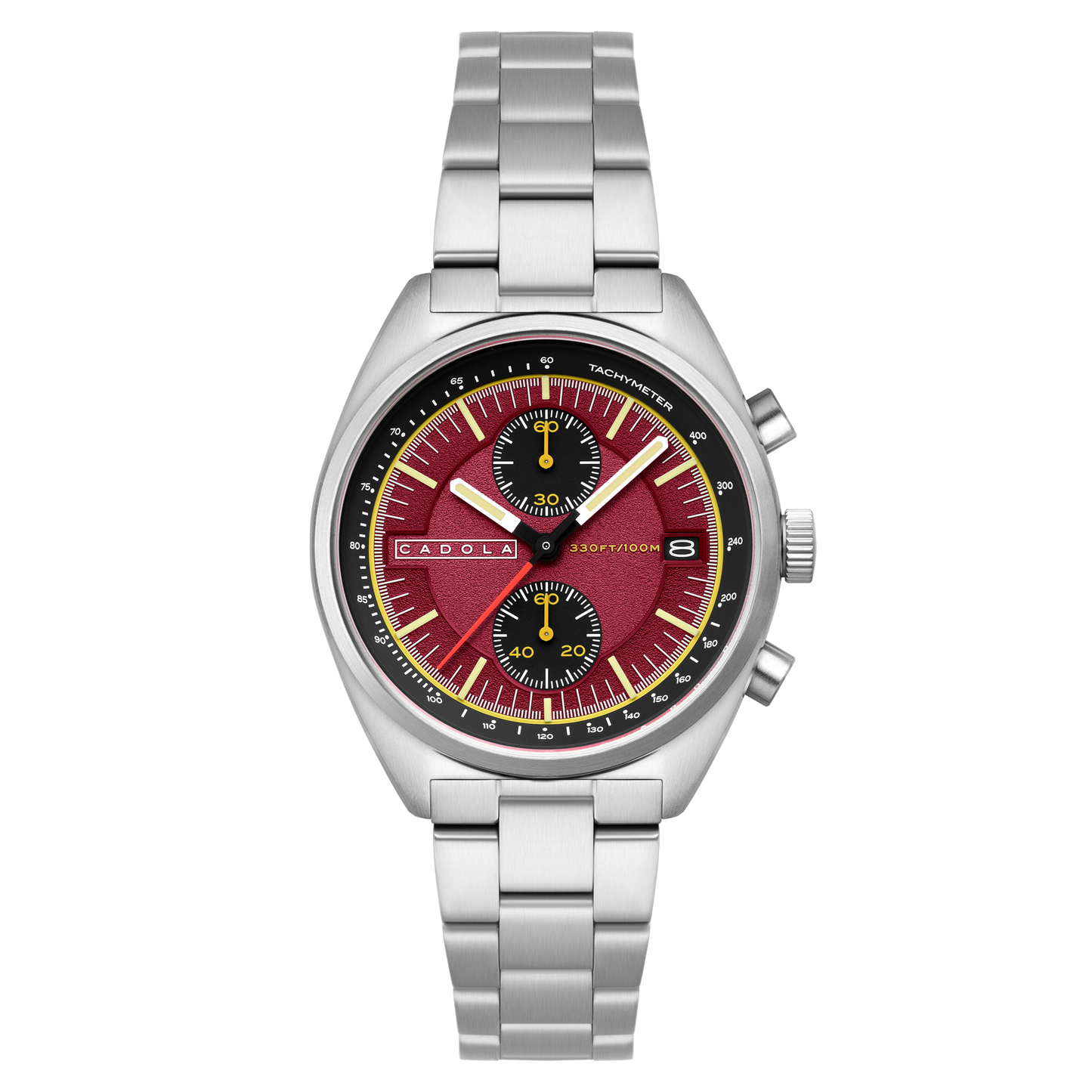 Cadola Men's 41mm Slipstream Meca Quartz Chronograph Bracelet Watch