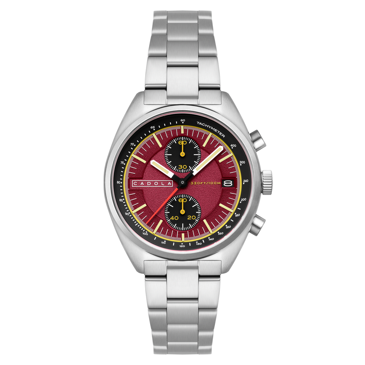 Cadola Men's 41mm Slipstream Meca Quartz Chronograph Bracelet Watch
