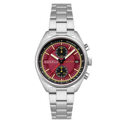 Cadola Men's 41mm Slipstream Meca Quartz Chronograph Bracelet Watch
