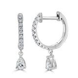 Sabrina Designs 14K Gold 0.18ctw Diamond Pear-Shaped Charm Drop Earrings