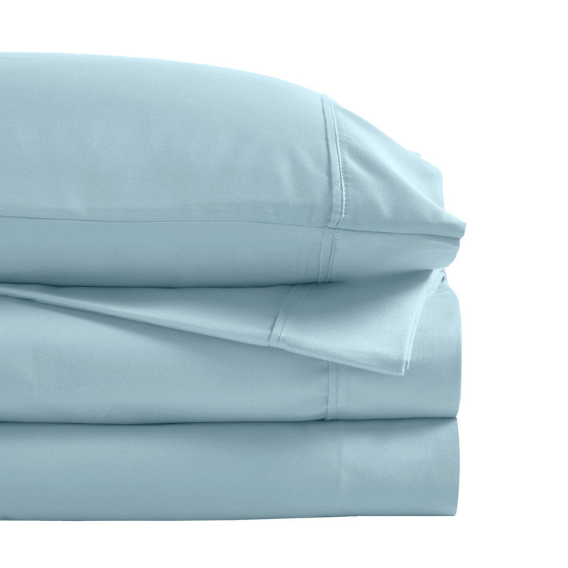 Superior 1200 Thread Count Cotton Blend Deep Pocket Solid 4-Piece Sheet Set