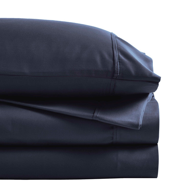 Superior 1200 Thread Count Cotton Blend Deep Pocket Solid 4-Piece Sheet Set