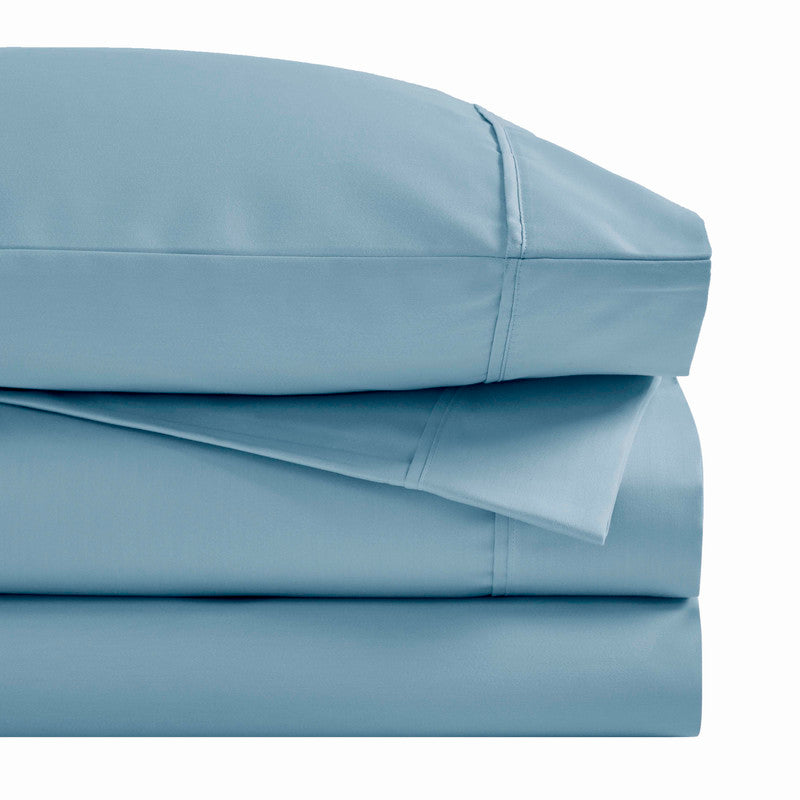 Superior 1500 Thread Count Cotton Blend Deep Pocket Solid 4-Piece Sheet Set