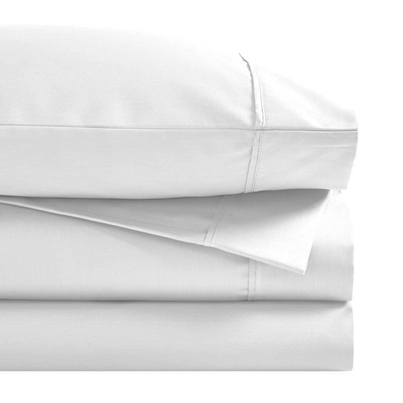 Superior 1500 Thread Count Cotton Blend Deep Pocket Solid 4-Piece Sheet Set
