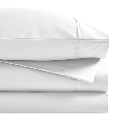 Superior 1500 Thread Count Cotton Blend Deep Pocket Solid 4-Piece Sheet Set