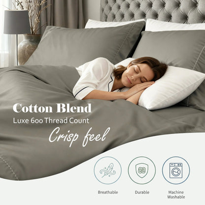 Superior "Imperia" 600 Thread Count Cotton Sheet Set