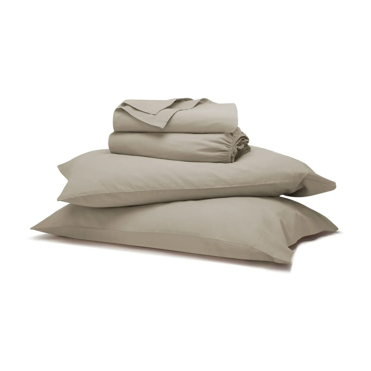Superior "Carmen" Cotton Solid Deep Pocket Sheet Set