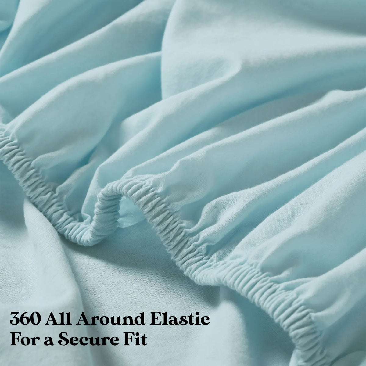Superior "Carmen" Cotton Solid Deep Pocket Sheet Set