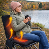 LITEGUEST Heated Outdoor Seat Cushion with Backrest