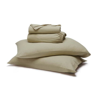 Superior "Chloe" Cotton Solid Deep Pocket Sheet Set