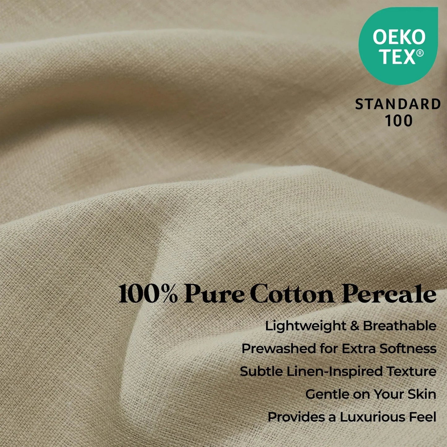 Superior "Chloe" Cotton Solid Deep Pocket Sheet Set