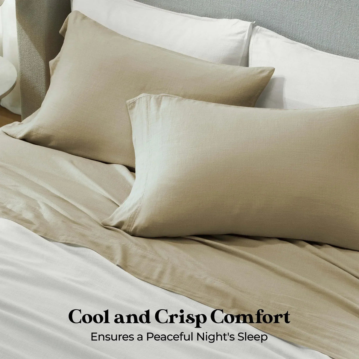 Superior "Chloe" Cotton Solid Deep Pocket Sheet Set