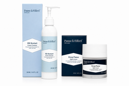 Pause & Effect™ Bedtime Cream Cleanser & Night Cream Duo